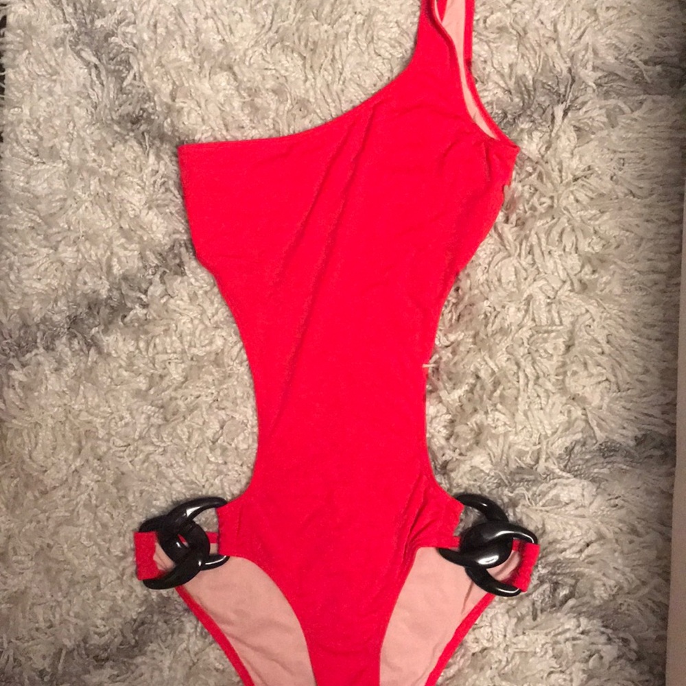 NWOT Hot Neon one piece swimsuit!